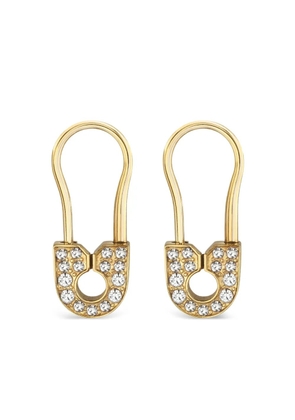 Philipp Plein Plein Safety Pin earrings - Gold