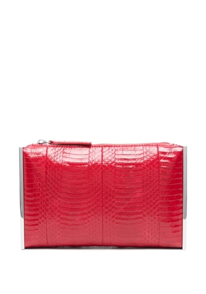 John Richmond leather clutch bag - Red
