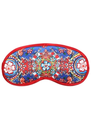 Dolce & Gabbana graphic-print night mask - Blue