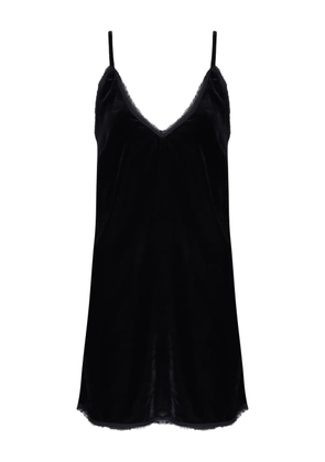 Osklen velvet mini dress - Black
