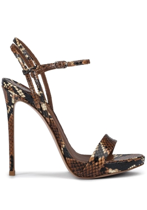 Le Silla 120mm Gwen sandals - Brown