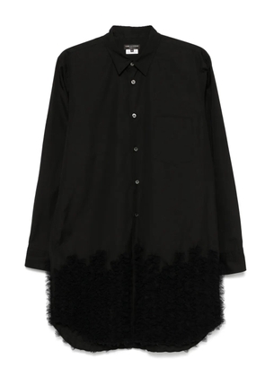 Comme des Garçons Homme Plus ruffled shirt - Black