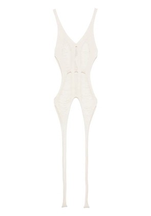 Rick Owens Bodysuit knitted tank - Neutrals