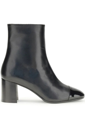 Carel Paris 7mm Espirit patent-cap block-heel boots - Black