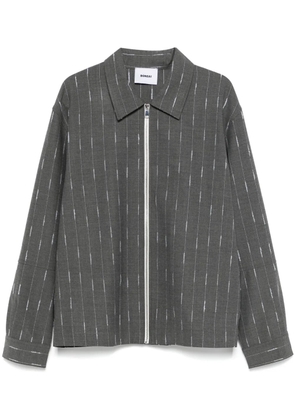 Bonsai zip-up shirt - Grey