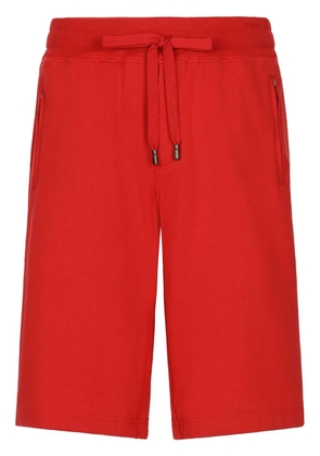 Dolce & Gabbana logo-tag track shorts - Red