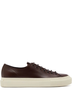 Buttero lace-fastening leather sneakers - Brown
