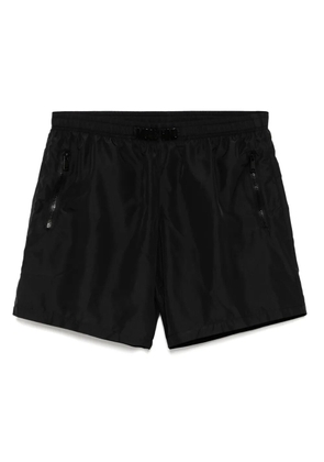 Moschino zip fastening pockets swim shorts - Black