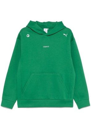 Coperni x Puma logo-embroidered hoodie - Green