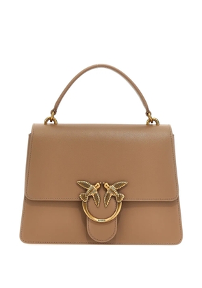 PINKO Love One tote bag - Neutrals