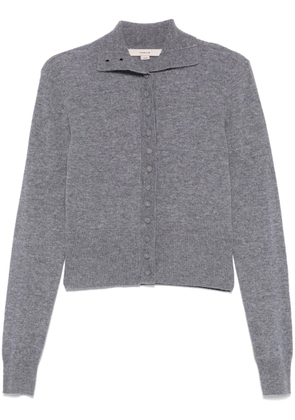 REMAIN turtleneck cardigan - Grey