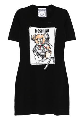 Moschino Teddy Bear T-shirt dress - Black