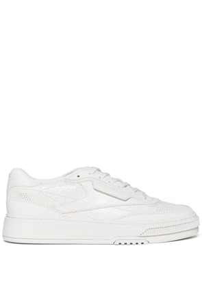 Reebok LTD Club C Ltd cracked leather sneakers - White