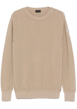 Moncler organic-cotton sweater - Neutrals