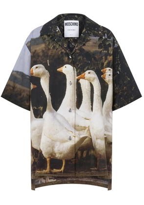 Moschino graphic-print shirt - Brown