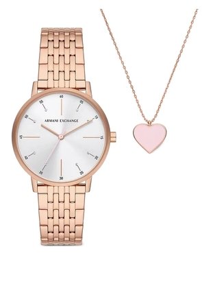 Armani Exchange round face 36mm - White