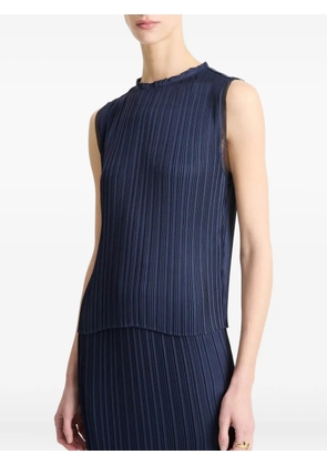 Vince pleated sleeveless top - Blue