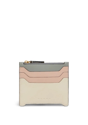 Marni logo-debossed cardholder - Neutrals