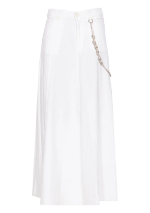 PINKO chain-detail skirt - White