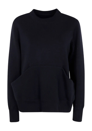 sacai pocket-detail crew-neck sweater - Black