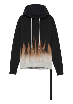 Rick Owens DRKSHDW tie-dye hoodie - Black