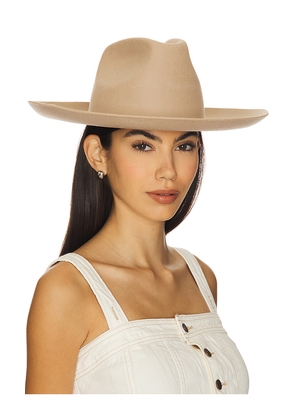 Lack of Color Cassidy Western Hat in Nude. Size 57. Also in 55.