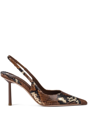 Le Silla 80mm Bella pumps - Brown
