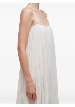 Osklen pleated straps jumpsuit - White