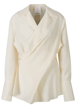 Givenchy wrap silk shirt - Neutrals