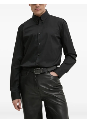 HUGO skull-button shirt - Black