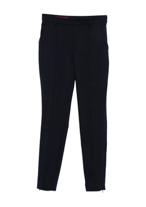 Gucci zip-detail wool trousers - Blue