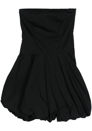 Moschino Pre-Owned 2000s strapless peplum minidress - Black