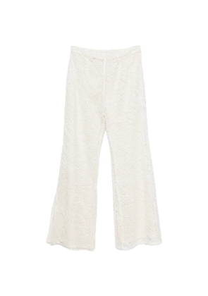 Erika Cavallini embellishment-detail trousers - White
