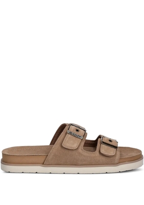 Gant double-buckle sandals - Brown