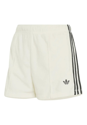 adidas logo-detail mini shorts - Neutrals