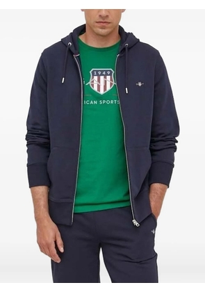 Gant zip-up hoodie - Blue