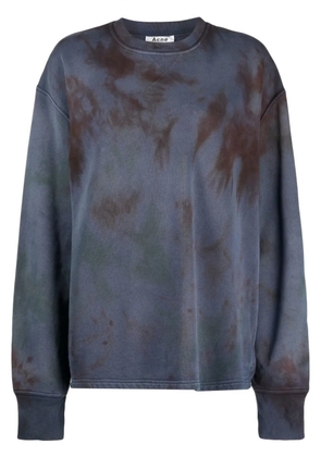 Stain Shade tie-dye print sweatshirt - Blue