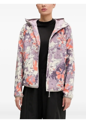 Helly Hansen floral-print hooded jacket - Purple