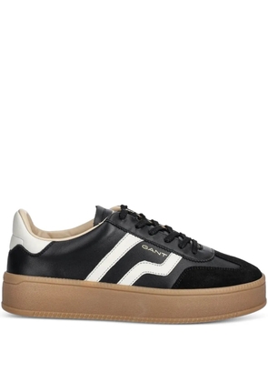 Gant leather stripe sneakers - Black