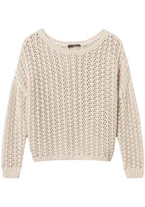 TWINSET open-knit jumper - Neutrals