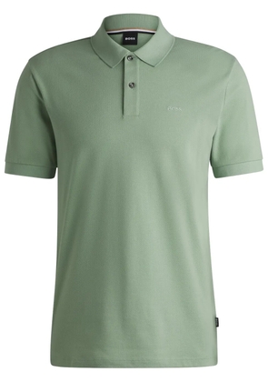 BOSS cotton polo shirt - Green