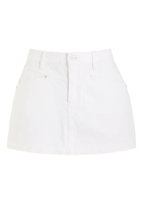 PAIGE Ryder mini skirt - White