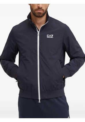 Ea7 Emporio Armani zip jacket - Blue