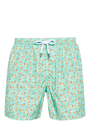 Barba floral-print swim shorts - Green