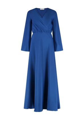 Marinella Piccinno V-neck maxi dress - Blue