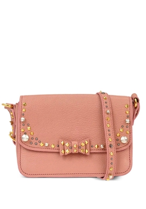 Miu Miu Pre-Owned 2010s studded crossbody bag - Pink
