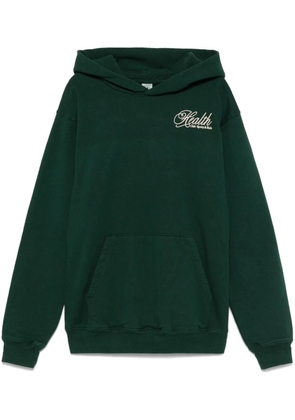 Sporty & Rich Health Script hoodie - Green