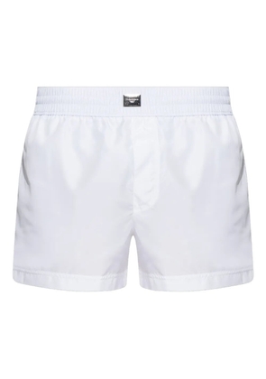 Dolce & Gabbana logo-plaque swim shorts - White