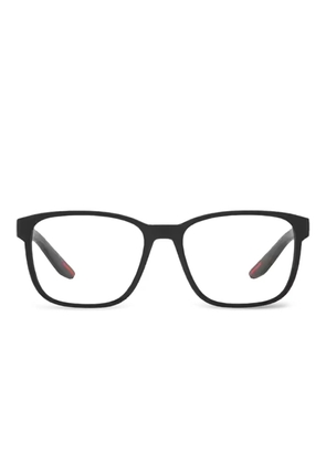 Prada Linea Rossa rectangle frame glasses - Black
