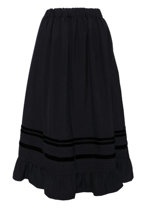 Comme Des Garçons Girl A-line midi skirt - Blue